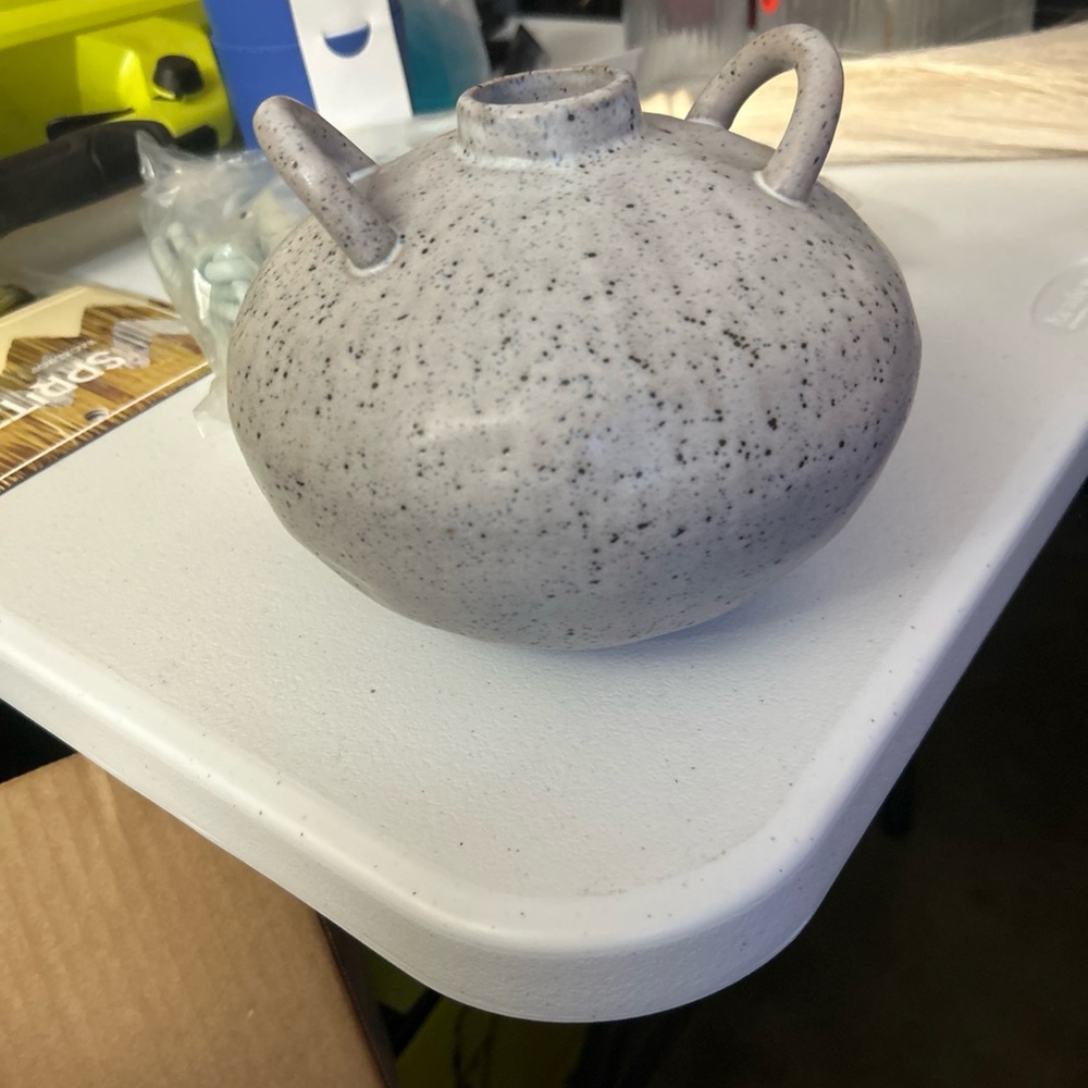 Threshold Gray Speckled Ceramic Jug